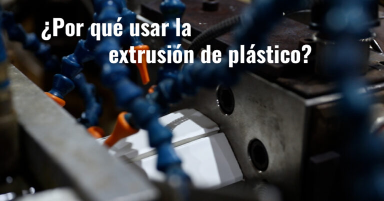 Maquina de extrusión de plástico