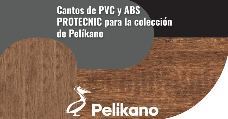 Diseño de mobiliario Pelikano con canto de PVC y ABS desarrollado por Protecnic