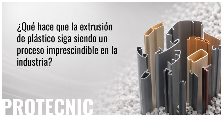 Extrusión de plástico para perfiles técnicos industriales de Protecnic