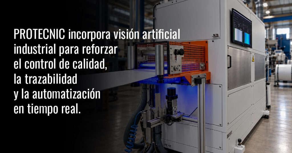 Industrial machine vision system for quality control at Protecnic